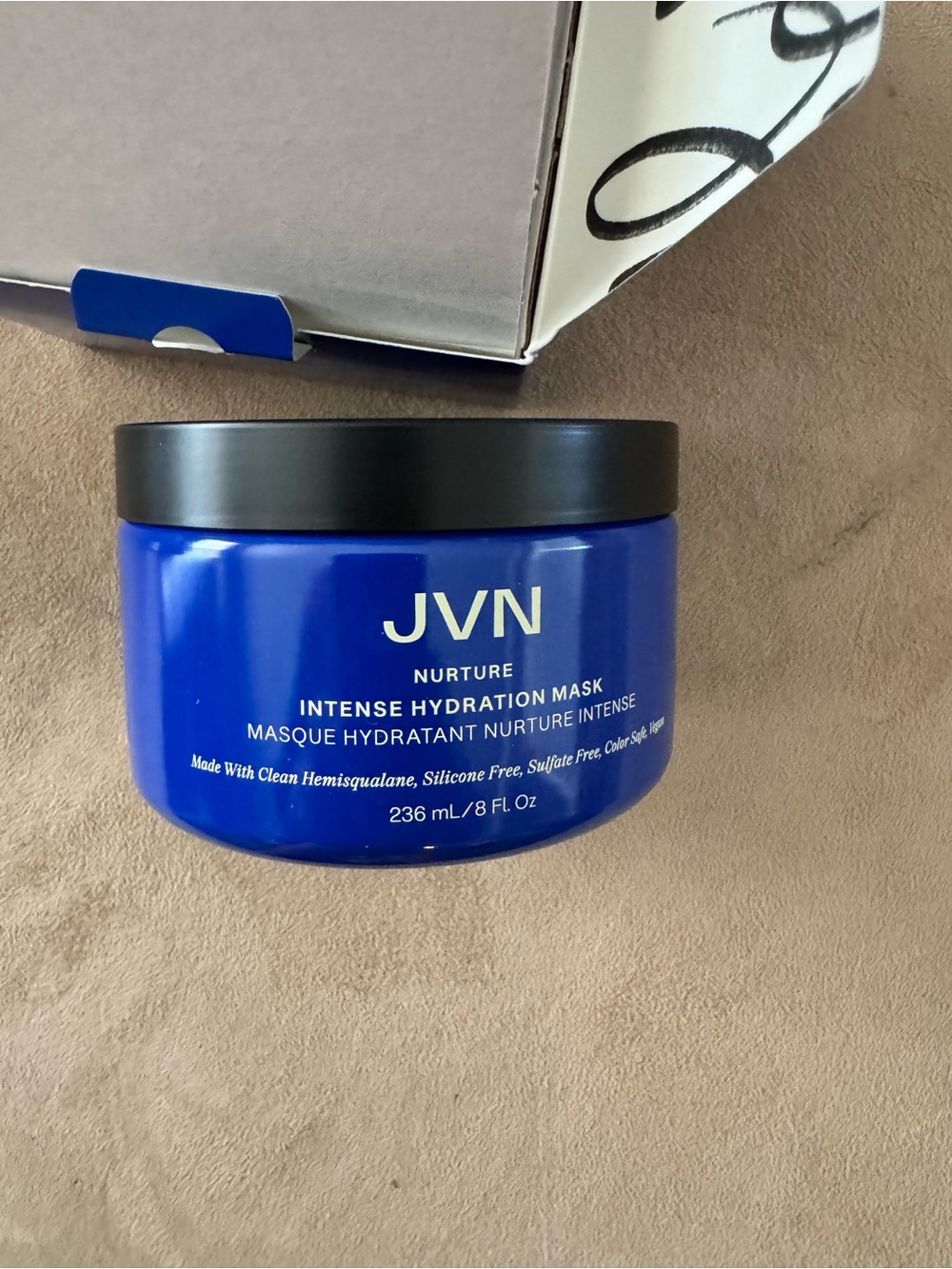 JVN Intense Hydration Mask - Royal Blue Packaging